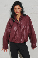 JACKET OVERSIZED VINIPIEL