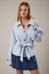 JACKET AJUSTABLE BABY BLUE Y BEIGE