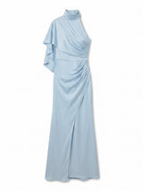 VESTIDO BABY BLUE SATIN