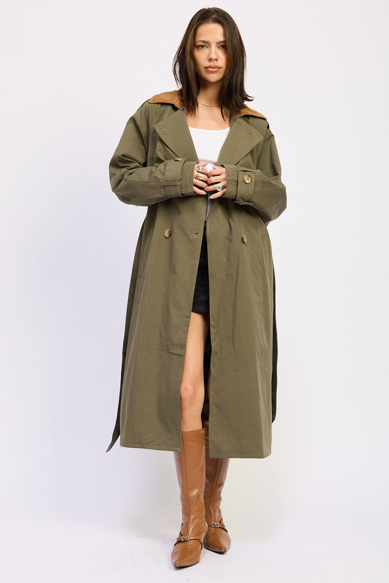GABARDINA MILITARY CHIC