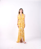 VESTIDO AMARILLO CON DETALLE
