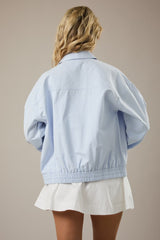 BOMBER JACKET BABY BLUE