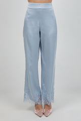 PANTALON ELEGANTE SATIN&ENCAJE