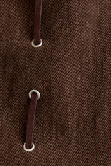 CHALECO VAQUERO CAFÉ