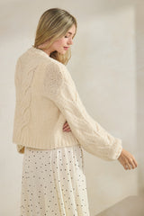 CARDIGAN DE PUNTO ABIERTO