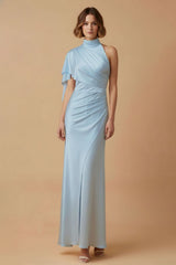 VESTIDO BABY BLUE SATIN