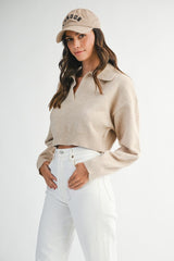 SUETER DE PUNTO CORTO CUELLO V