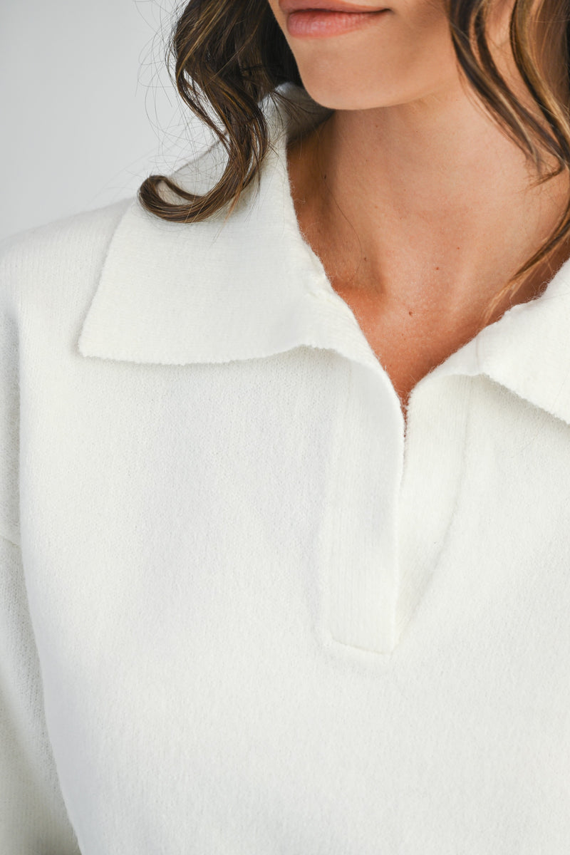 SUETER DE PUNTO CORTO CUELLO V