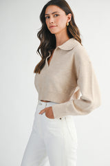 SUETER DE PUNTO CORTO CUELLO V