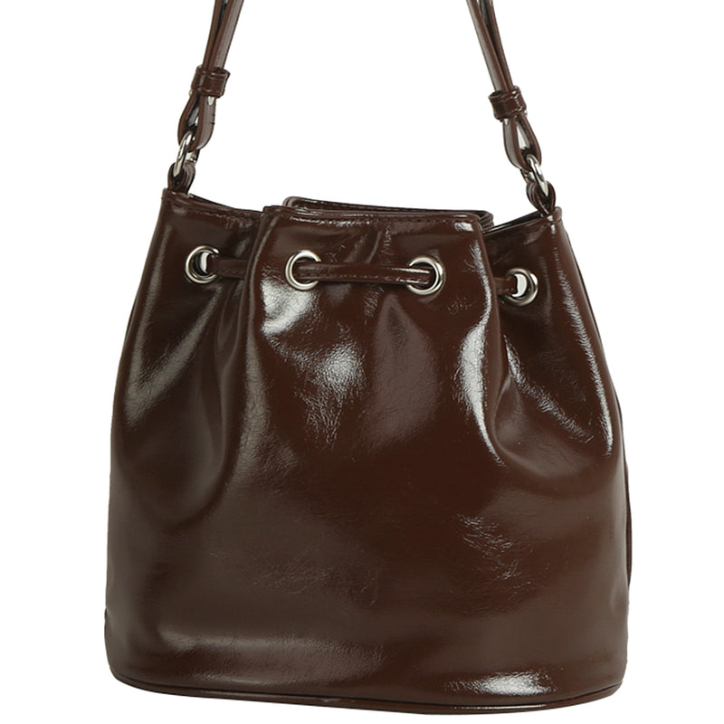 Bolso estilo bucket - doble vista