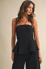 SET STRAPLESS DENIM