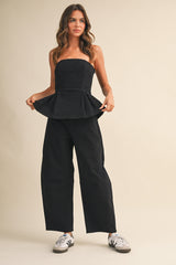 SET STRAPLESS DENIM