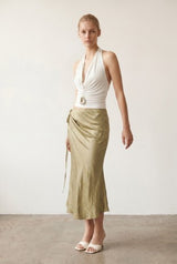 FALDA AUREA TIPO WRAP
