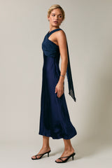 VESTIDO SATIN CON DETALLE AJUSTABLE