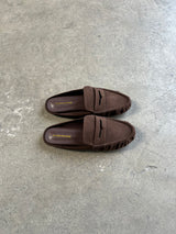 MOCASÍN MULE EN GAMUZA