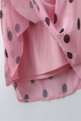 VESTIDO POLKA ROSA