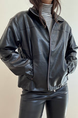 JACKET VINIPIEL NEGRA