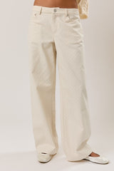 JEANS BEIGE POLKA