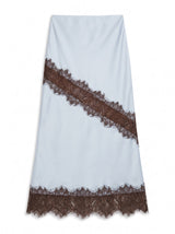 FALDA SATIN BABY BLUE