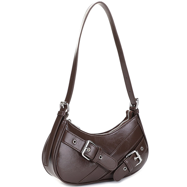 Bolso con diseño con hebilla