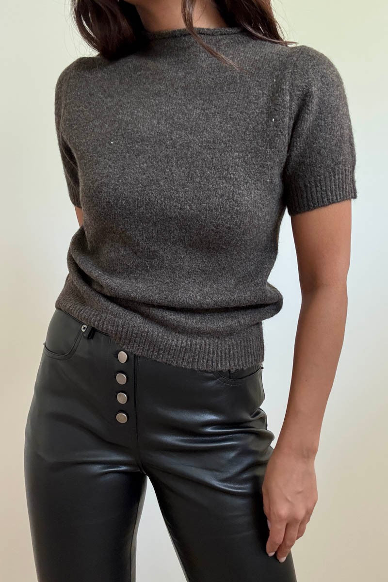 BLUSA DE PUNTO MANGA CORTA