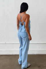SET DENIM TOP Y PANTALON