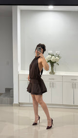 VESTIDO CORTO HALTER