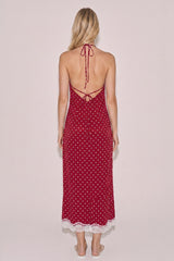 VESTIDO POLKA ROJO