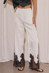 PANTALON SATIN DE ENCAJE