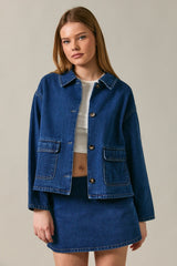 JACKET DENIM NAVY