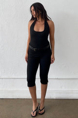 JUMPSUIT CAPRI CON CINTURÓN