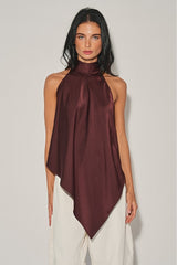 BLUSA HALTER SATIN