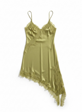 BLUSA/VESTIDO SATIN CON ENCAJE