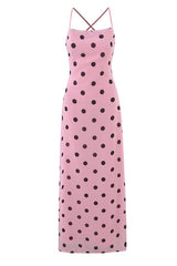 VESTIDO POLKA ROSA