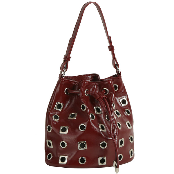 Bolso estilo bucket - doble vista