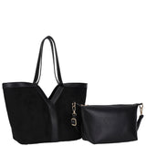 Bolso tote suede2 en 1