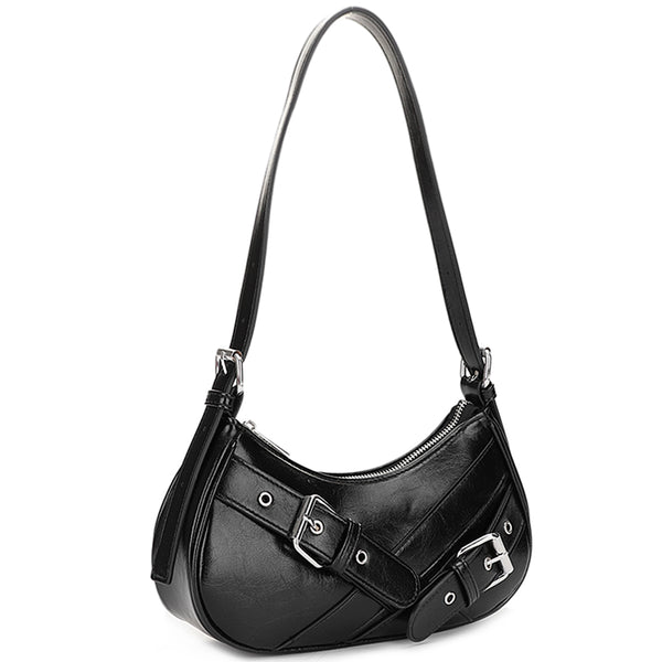 Bolso con diseño con hebilla