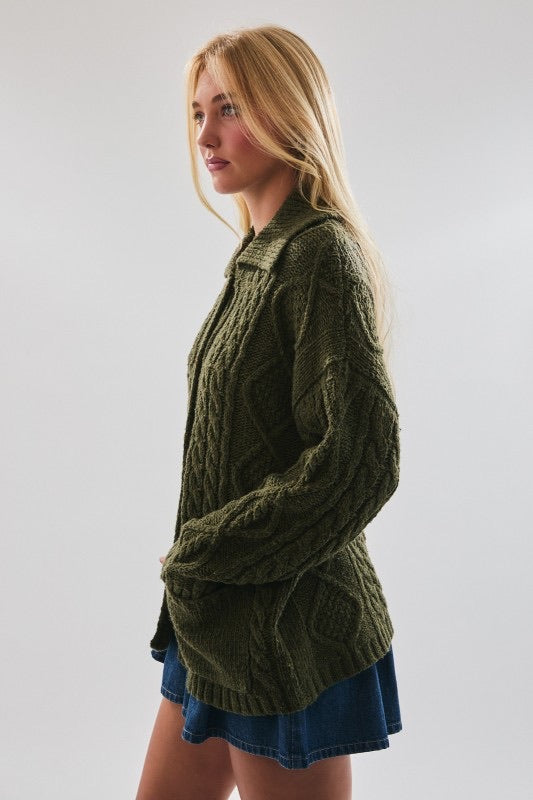 CARDIGAN OLIVO