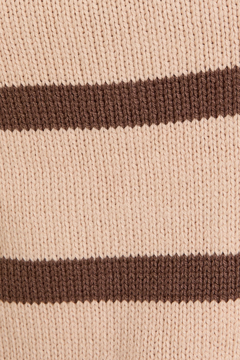 SWEATER HALF-ZIP RAYADO