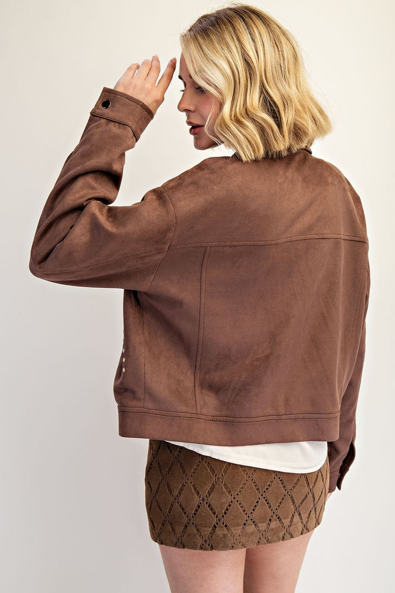 JACKET CON DETALLES DORADOS