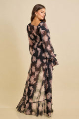VESTIDO MULLET FLORAL MESH