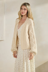 CARDIGAN DE PUNTO ABIERTO