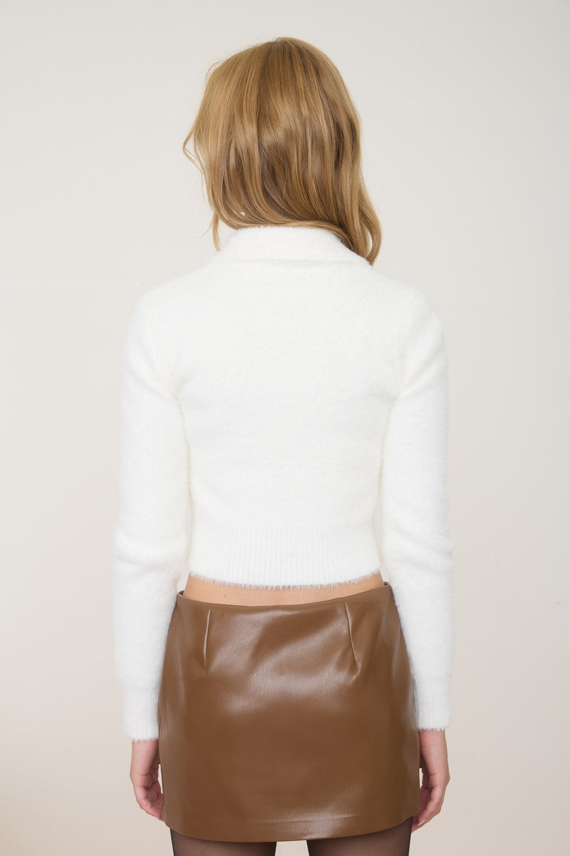 SUETER BLANCO AFELPADO