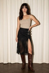 FALDA FLECOS SUEDE