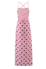 VESTIDO POLKA ROSA