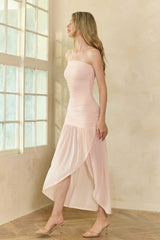VESTIDO ROSA