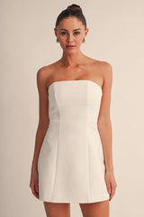 VESTIDO MINI STRAPLESS