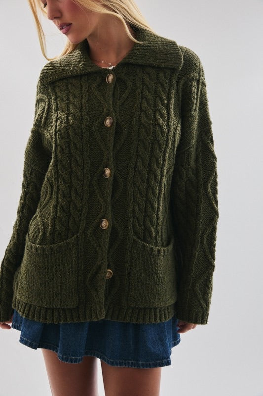 CARDIGAN OLIVO