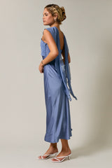 VESTIDO SATIN CON DETALLE AJUSTABLE