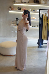JUMPER BEIGE CON DETALLE DORADO